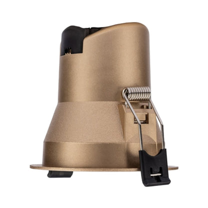 Spot LED incastrat, 6 W, 710 lm, lumina neutra, auriu mat, rotund, diametru 8.1 cm, adancime 7.9 cm, PT 70447