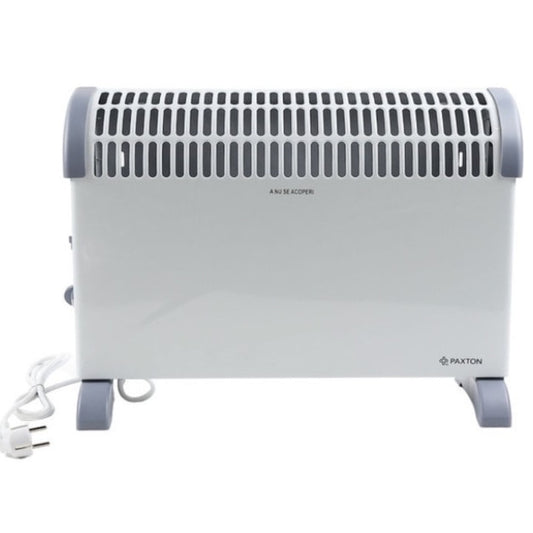 Convector electric, 2000 W, 3 trepte, termostat integrat, oprire automata, protectie supraincalzire, 535 x 385 x 196 mm