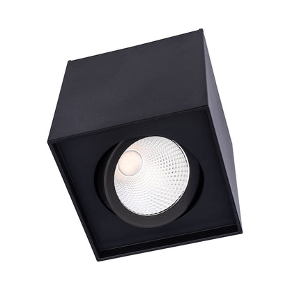 Spot LED aparent PC 01 70443, 10W, lumina neutra, orientabil, negru mat