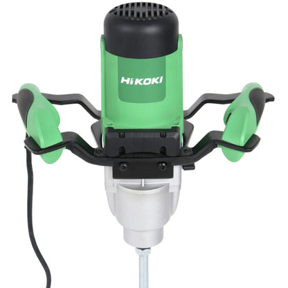 Malaxor / mixer electric Hikoki, 1600 W, diametru melc 160 mm, amestecator adeziv, mortar, vopsele, glet, profesional, cu 1 paleta, M14, 2 trepte viteza, 650 rpm, 230V, buton ON, protectie tensiune