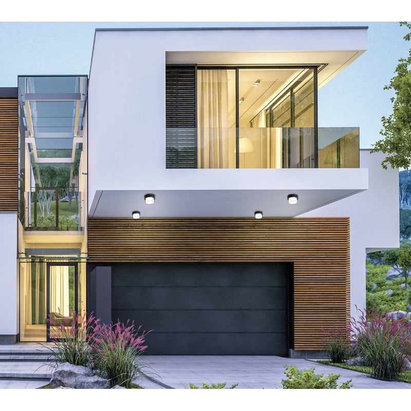 Aplica exterior Klausen, 12 W, lumina neutra, negru, 16x10x10cm