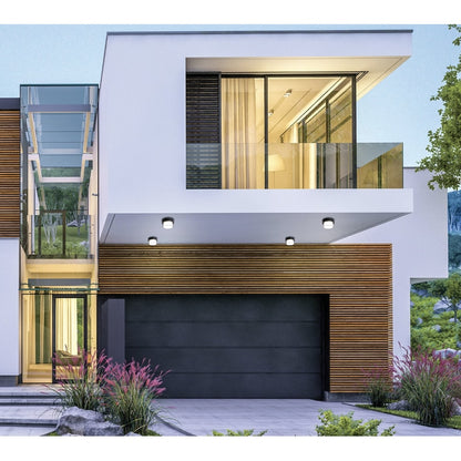 Aplica exterior Klausen, 12 W, lumina neutra, negru, 16x10x10cm