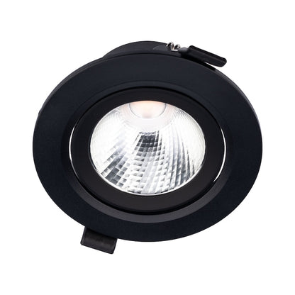 Spot LED incastrat PT 08 70431, 10W, lumina neutra, orientabil, negru mat