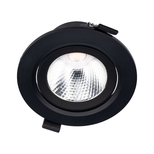 Spot LED incastrat PT 08 70431, 10W, lumina neutra, orientabil, negru mat