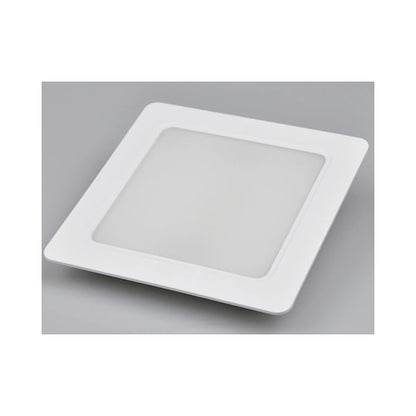 Spot LED incastrat Hoff, 24 W, 2760 lm, patrat, lumina neutra, 4000K, alb, latura de 22.5 cm, 20.000 ore dura viata medie, 220V
