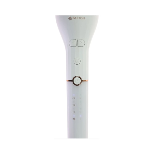 Ondulator de par, Paxton, 29 W, ceramic, 3 trepte de temperatura, max 210 grade, durata reglabila ondulare, functie ionizare, design anti-arsuri, protectie anti-incurcare, oprire automata, alb