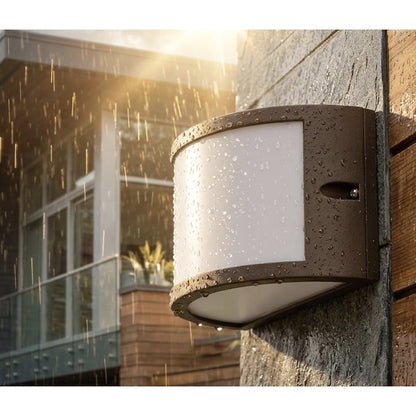 Aplica exterior LED Smarter, 10 W, 655 lm, lumina calda, gri, IP54, 220V