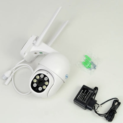 Camera de supraveghere smart, inteligenta PNI, Wi-Fi, 8MP, 4K, microfon, difuzor, functii AI, interior, exterior, IP 65, difuzor, detectare miscare, detectare forma umana, aplicatie, sirena, 256 GB