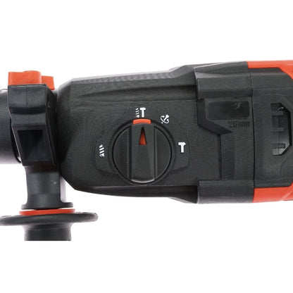 Ciocan rotopercutor Panzer, 800 W, cu cablu, 1250 rpm, SDS-plus, cu valiza si ochelari de protectie, pentru gaurire cu sau fara percutie, daltuire, Functionare stanga, dreapta, 105.3 dB, 3 J