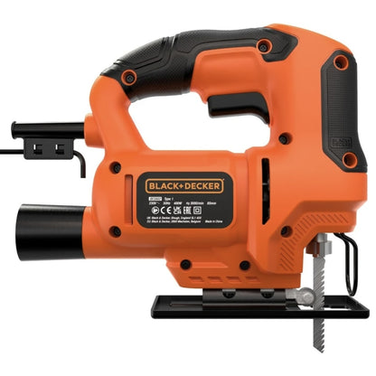 Fierastrau electric vertical, pendular, Black+Decker, pentru placi de lemn, tabla si tevi metalice, 400 W, 3000 curse / min, 18 mm, include panza pentru fierastrau pendular, 89 dB, 1.6 kg, 230 V