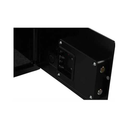 Seif Yale Mediu, cu alarma, inchidere electronica si cu cheie, otel, negru, 35 x 25 x 25 cm, alarma 130 dB, cifru 3-8 cifre, 16.3 litri, greutate 5.6 kg, alimentare baterii 4 x AA