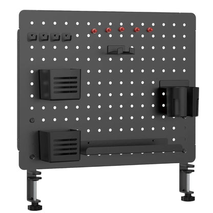 Organizator birou, gandit inteligent, aspect profesional, greutate redusa, structura stabila, documente, mape, accesorii, utilizare eficienta, negru, 42 x 52 x 9 cm