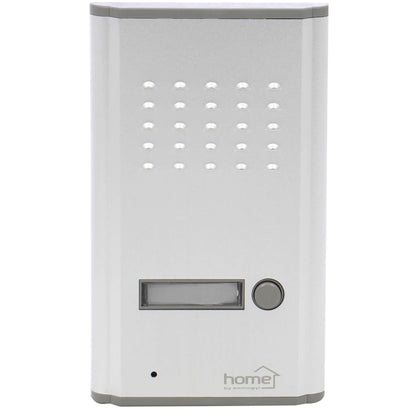 Interfon audio Home, 1 post, montaj incastrat, LED, 230V, 8.7x22.7x4.5cm