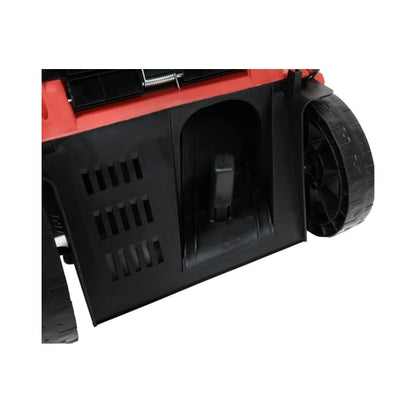 Masina de tuns iarba, Panzer, fara acumulator, motor fara perii, latime taiere 37 cm, 18 V + 18 V,  turatie 3300 rpm, 6 pozitii inaltime, sac colector 35 litri, inaltime reglabila 2.5 - 7.5 cm