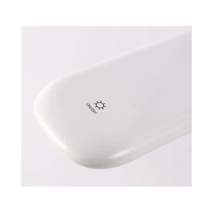 Veioza LED Hoff Box cu display, 4.5 W, 450 lm, lumina neutra, dimabil, afisare temperatura, ceas, data, alarma, alb, modern