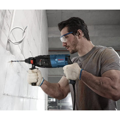 Ciocan rotopercutor Bosch Professional, 720 W, 2000 rpm, SDS-plus, cu valiza inclusa, otel, lemn beton, 4800 turatie nominala, 2J, gaurire cu sau fara percutie si daltuire, 4.15 m, 2.3 kg, 230V