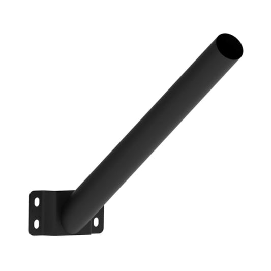 Consola pentru corp de iluminat Hoff, lungime de 0.5 m, cu un brat, exterior stradal, compatibilitate cu proiectoare LED, corpuri luminoase solare, lampi exterior, rezistent la exterior, din metal,