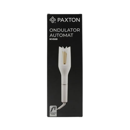 Ondulator de par, Paxton, 29 W, ceramic, 3 trepte de temperatura, max 210 grade, durata reglabila ondulare, functie ionizare, design anti-arsuri, protectie anti-incurcare, oprire automata, alb