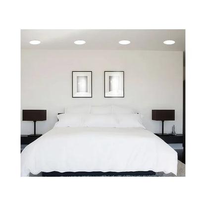 Spot LED incastrat Hoff, 18 W, 1700 lm, lumina neutra, 4000K, alb, Diametru 17 cm, 20.000 ore dura viata medie, 220V