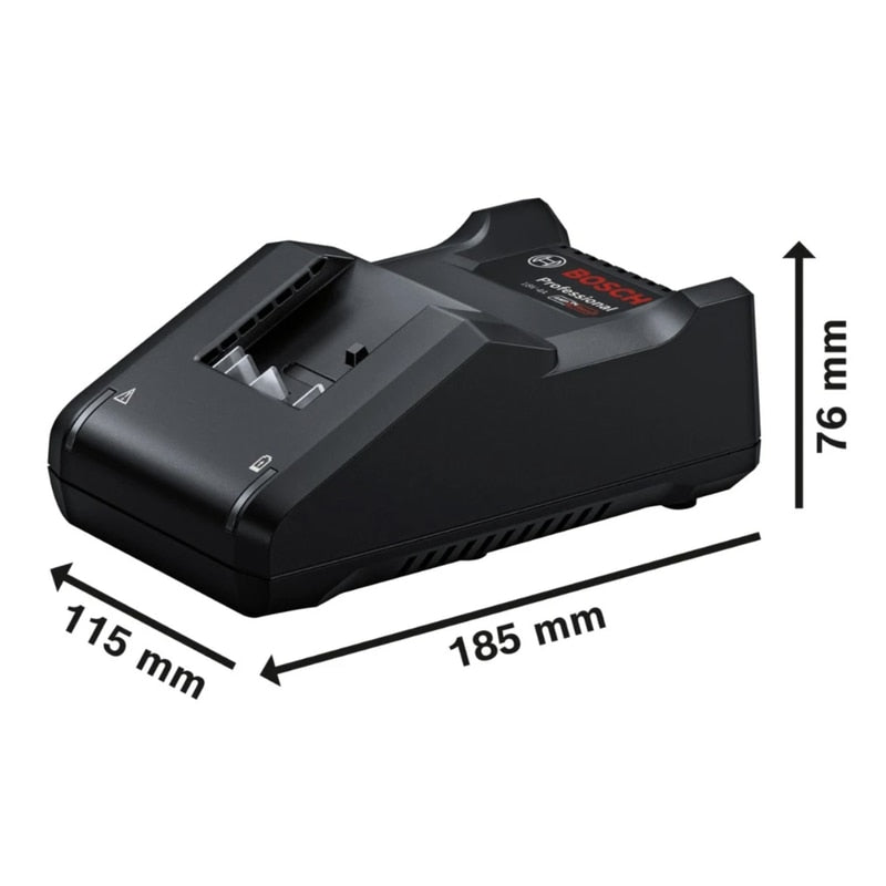 Set scule 2 in 1 cu acumulator, Bosch Profesional, masina de gaurit si insurubat cu percutie + polizor unghiular, taiere, gaurire, insurubare, slefuire, 2 acumulatori inclusi, 18 V, 4 Ah, cu geanta