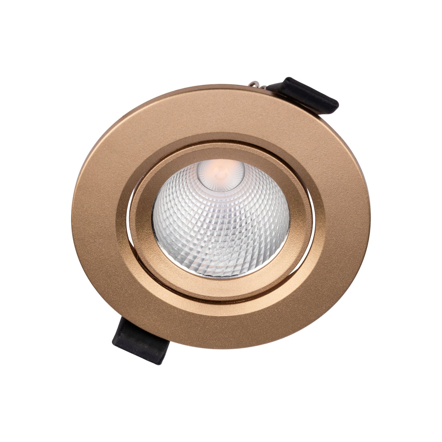 Spot LED incastrat PT 08 70423, 6.5W, lumina neutra, orientabil, auriu mat
