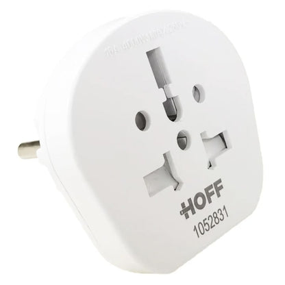 Adaptor calatorie Line UK - EU, 16A, 4000W, protectie contact, IP20, 250V, alb