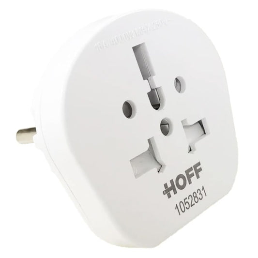 Adaptor calatorie Line UK - EU, 16A, 4000W, protectie contact, IP20, 250V, alb