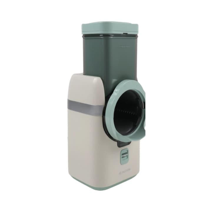 Razatoare electrica, Paxton, 80 W, 1 treapta de viteza, lama otel inoxidabil, 5 conuri, alb si turcoaz, citrice, fructe