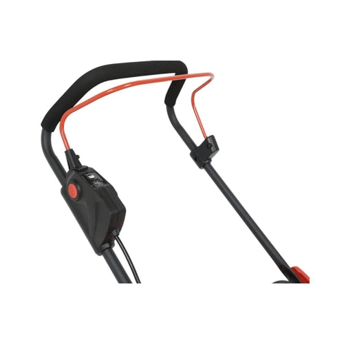 Masina de tuns iarba, Panzer, fara acumulator, motor fara perii, latime taiere 37 cm, 18 V + 18 V,  turatie 3300 rpm, 6 pozitii inaltime, sac colector 35 litri, inaltime reglabila 2.5 - 7.5 cm