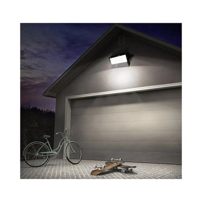 Proiector solar LED Hoff, 20 W, 1800 lm, negru, cu senzor de miscare, IP65, 210x140x40mm, 20.000 ore, autonomie 20 de ore