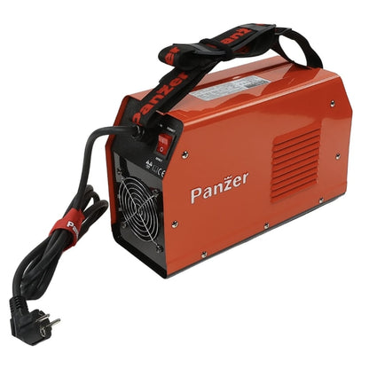 Invertor sudura MMA, Panzer, 4 mm diametru, protectie IP21S, putere absorbita 2.95 kW, alimentare 230 V, tensiune mers in gol 25 V, curent sudare 20 - 200 A, compact, pentru constructii metalice