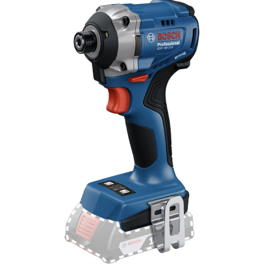 Masina de insurubat cu impact, pe acumulator neinclus, 18V, Bosch Professional, 3300rpm, mandrina hexagon 1/4, motor fara perii, 1kg, suruburi M6 - M16, 3800 percutii, 215 Nm cuplu, 2 trepte torsiune