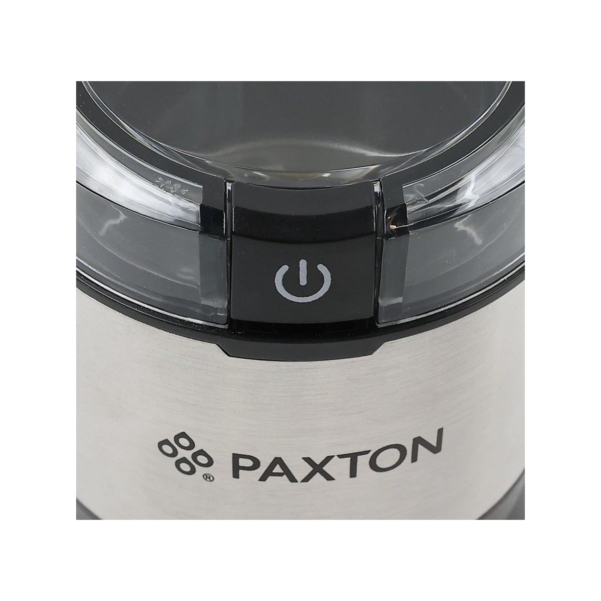 Rasnita cafea, Paxton, 150 W, 50 g, sistem depozitare cablu 0.8 metri, lame din inox, argintiu, 9.1 x 9.1 x 18.3 cm, 0.7 kg, 230V, 68 dB, clasa protectie 2, buton ON OFF