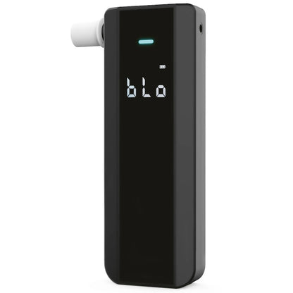 Etilotest portabil, tester alcoolemie, ecran, alarma sonora si luminoasa, alimentare 2 baterii AA, 125 x 45 x 19 mm, 73g