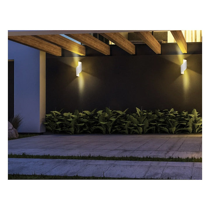 Aplica exterior Klausen, LED 10W, 750lm, gri închis, 220V