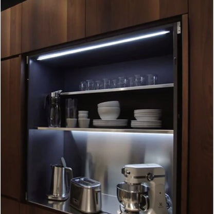 Corp de iluminat liniar LED Hoff, 5 W, lumina neutra, sistem touch, 50x2.5 cm
