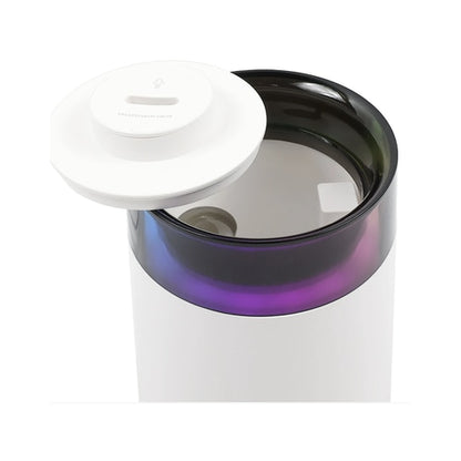 Difuzor aromaterapie ultrasonic H10, alb, 0.15 litri, lumina ambientala, 220V, 400 g, indicator LED, recomandata: dormitor, living, birou, oprire automat