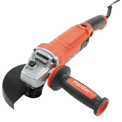 Polizor unghiular Panzer, 1050 W, 11000 rpm, diametru disc 125 mm, include aparatoare, cheie splinturi, maner auxiliar, 1.8 kg, 230 V, M14, Sistem de blocare, Aparatoare, flexibilitate, compact