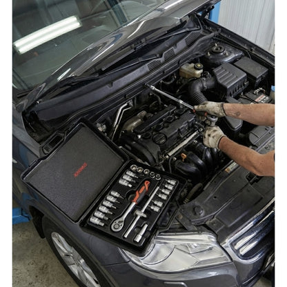 Trusa capete chei tubulare si accesorii, 1.27cm, 25 piese