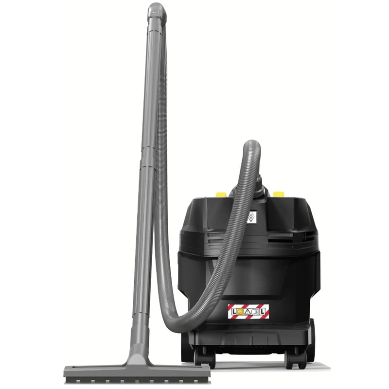 Aspirator profesional, aspirare umeda si uscata, Karcher, 22 l, 1300 W, cu sac, 19 kPa, cablu 6 m, protectie umiditate IPX4, 5.7kg, include duza spatii inguste si filtru tip cartus PES, 230V la retea