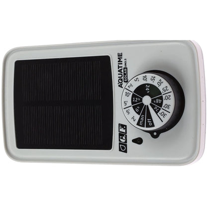 Kit pentru irigatii prin picurare GF Aquatime, cu programator solar, furtun + accesorii, plastic, furtun 4 x 6 mm, 20 picuratoare, 2 l/h, rola 20 m, set, irigarea eficienta, ecologica a 20 ghivece