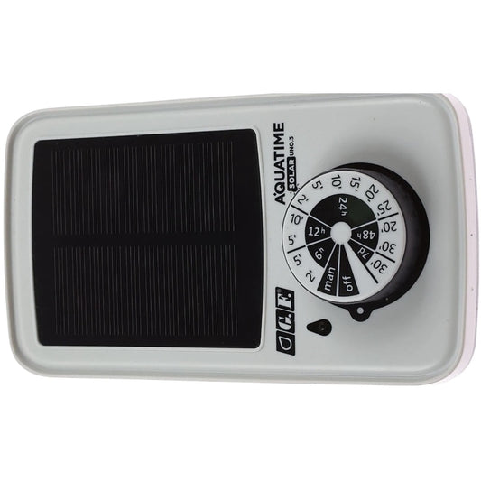 Kit pentru irigatii prin picurare GF Aquatime, cu programator solar, furtun + accesorii, plastic, furtun 4 x 6 mm, 20 picuratoare, 2 l/h, rola 20 m, set, irigarea eficienta, ecologica a 20 ghivece