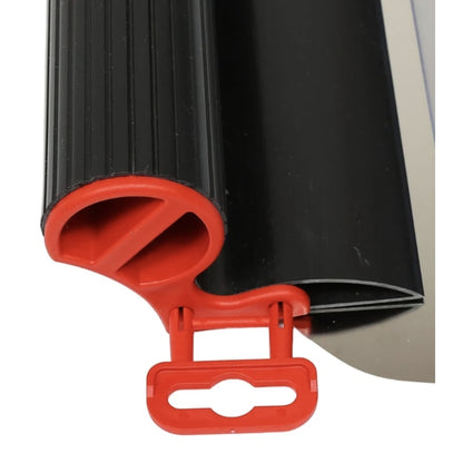 Gletiera Holzer, PVC, set 4 buc otel + maner adaptor PVC + maner telescopic 1.2 m + valiza, pentru finisarea tencuielii, netezirea precisa si uniforma a suprafetelor, fara zgarieturi si denivelari