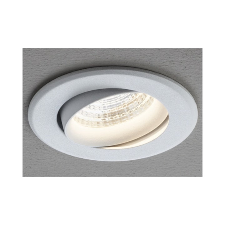 Spot LED incastrat, 9 W, 1160 lm, lumina neutra, alb mat, rotund, diametru 9 cm, adancime 6.5 cm, MT 70383