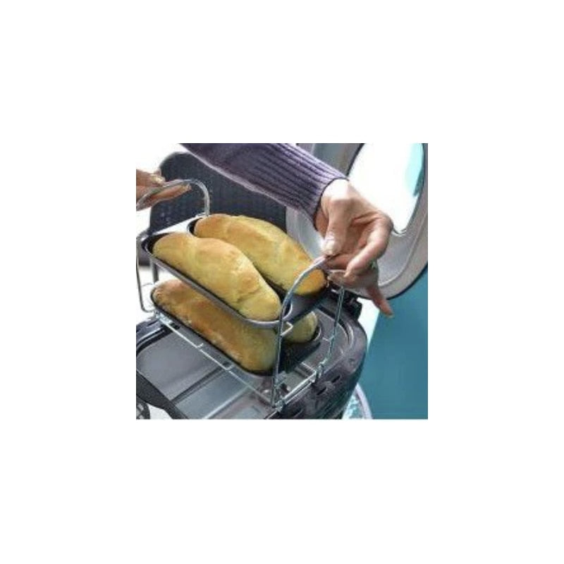 Masina de paine Studio Casa Old Bakery, 1.25 kg, 12 programe, 800 W, afisaj LCD, functie pornire intarziata pana la 13 ore, functie mentinere la cald pentru 60 minute, crem, 2 kg, 2 palete malaxare