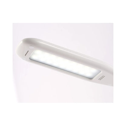 Veioza LED Hoff Box cu display, 4.5 W, 450 lm, lumina neutra, dimabil, afisare temperatura, ceas, data, alarma, alb, modern