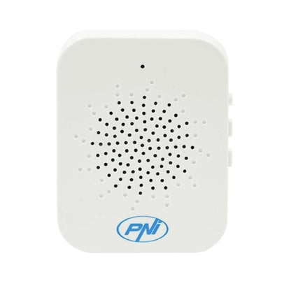 Sonerie video smart, inteligenta PNI, aplicatie telefon TUYA, viziune nocturna, sonerie de interior, usor de instalat, Wi-Fi, IP54, -26 grade pana la +80, exterior, alb