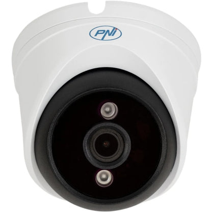 Camera de supraveghere PNI, 8MP, Ultra HD, 4K, alb, IP67, interior si exterior, 240 g, Vedere nocturna de 30 m, Ethernet RJ45 10 100 Mbps, consum 4W, LED