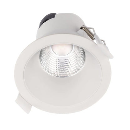 Spot LED incastrat, 6 W, 710 lm, lumina neutra, alb mat, rotund, diametru 8.1 cm, adancime 7.9 cm, PT 70445
