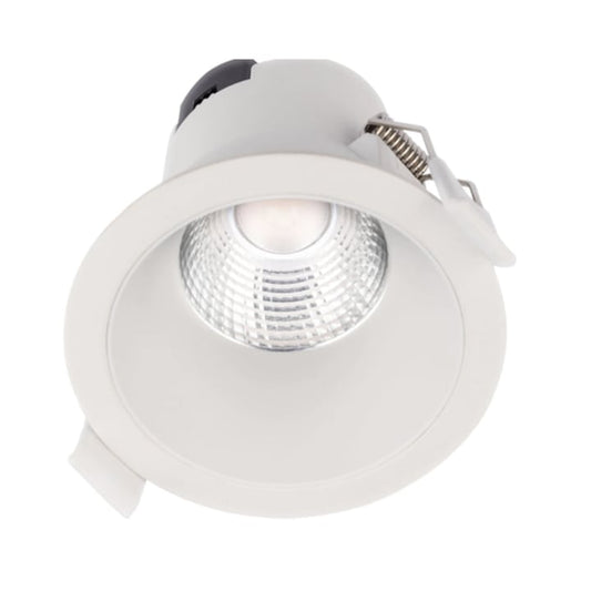 Spot LED incastrat, 6 W, 710 lm, lumina neutra, alb mat, rotund, diametru 8.1 cm, adancime 7.9 cm, PT 70445